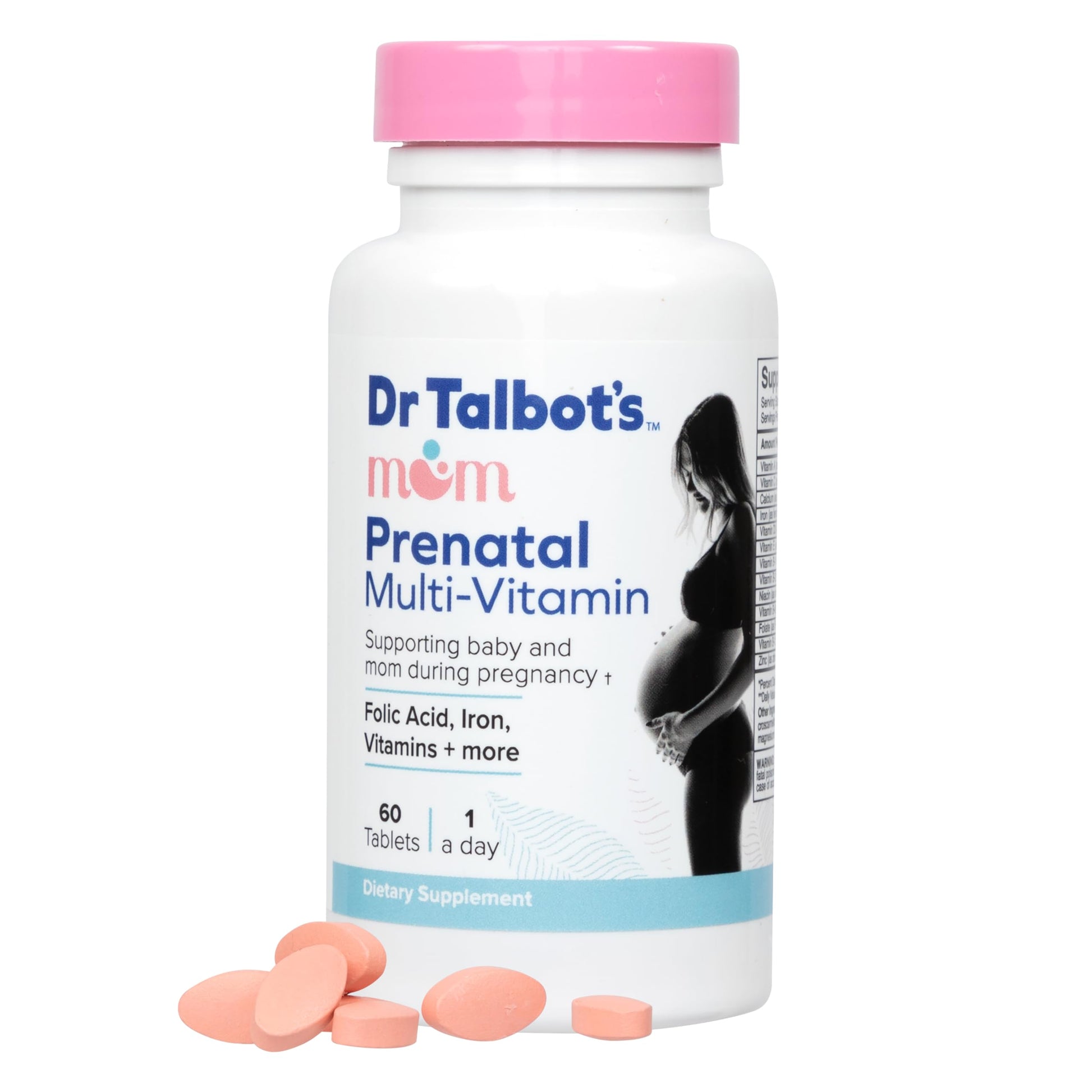 Dr. Talbot's Mom Prenatal Multi-Vitamin Tablets, 60 Count