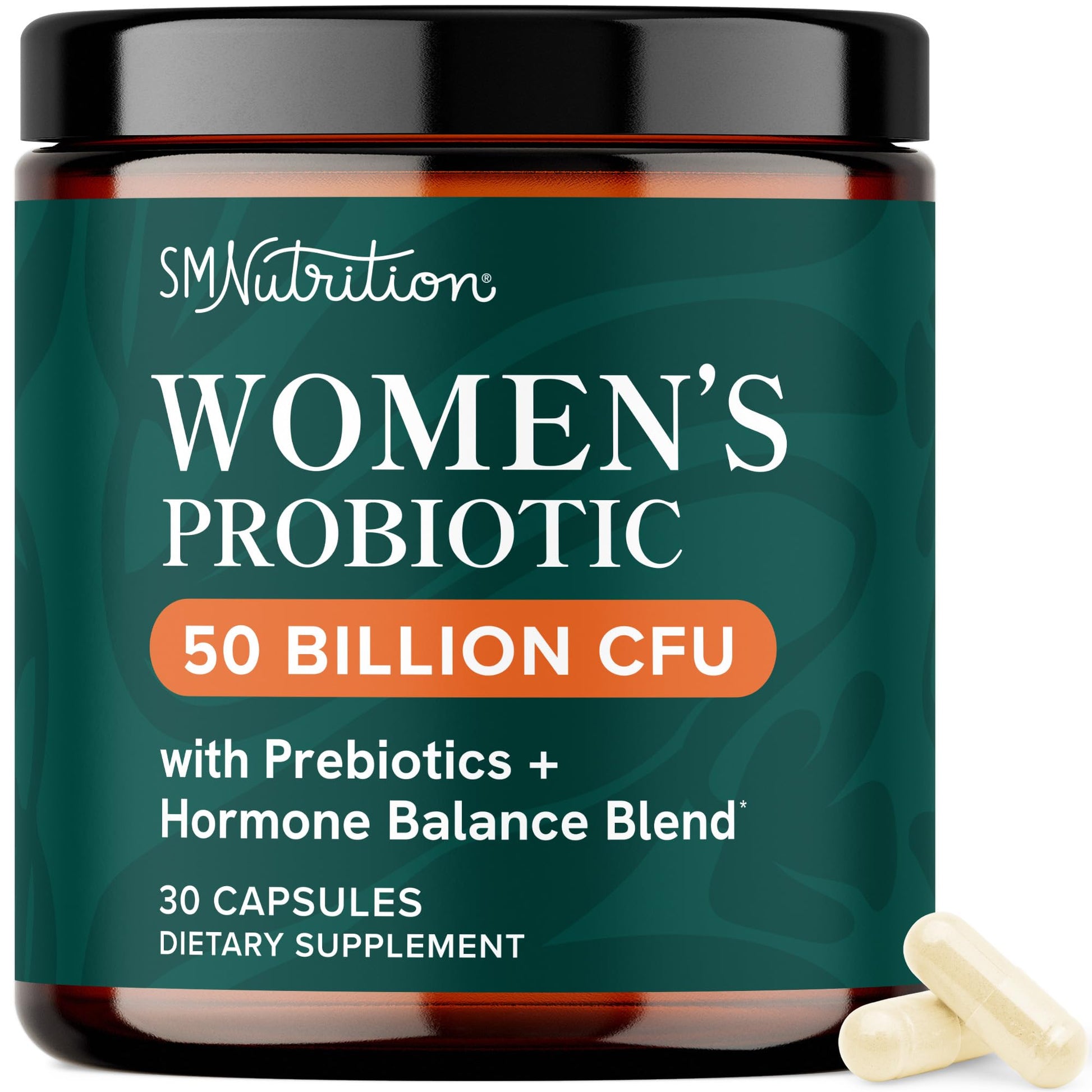 SMNutrition Probiotics for Women 50 Billion CFU Capsules 30 Count