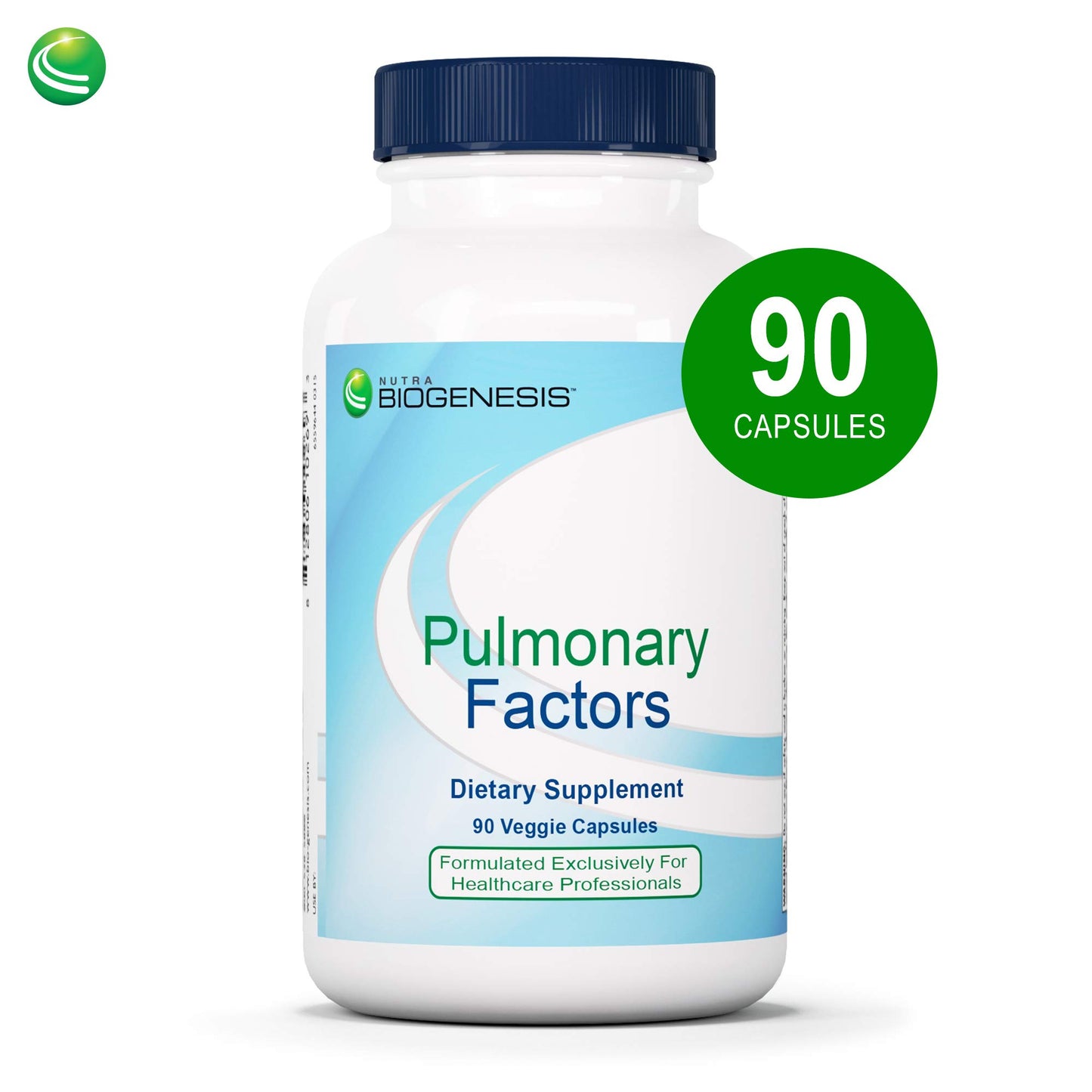 Nutra BioGenesis Pulmonary Factors NAC & Boswellia Extract Capsules, 90 Veggie Capsules