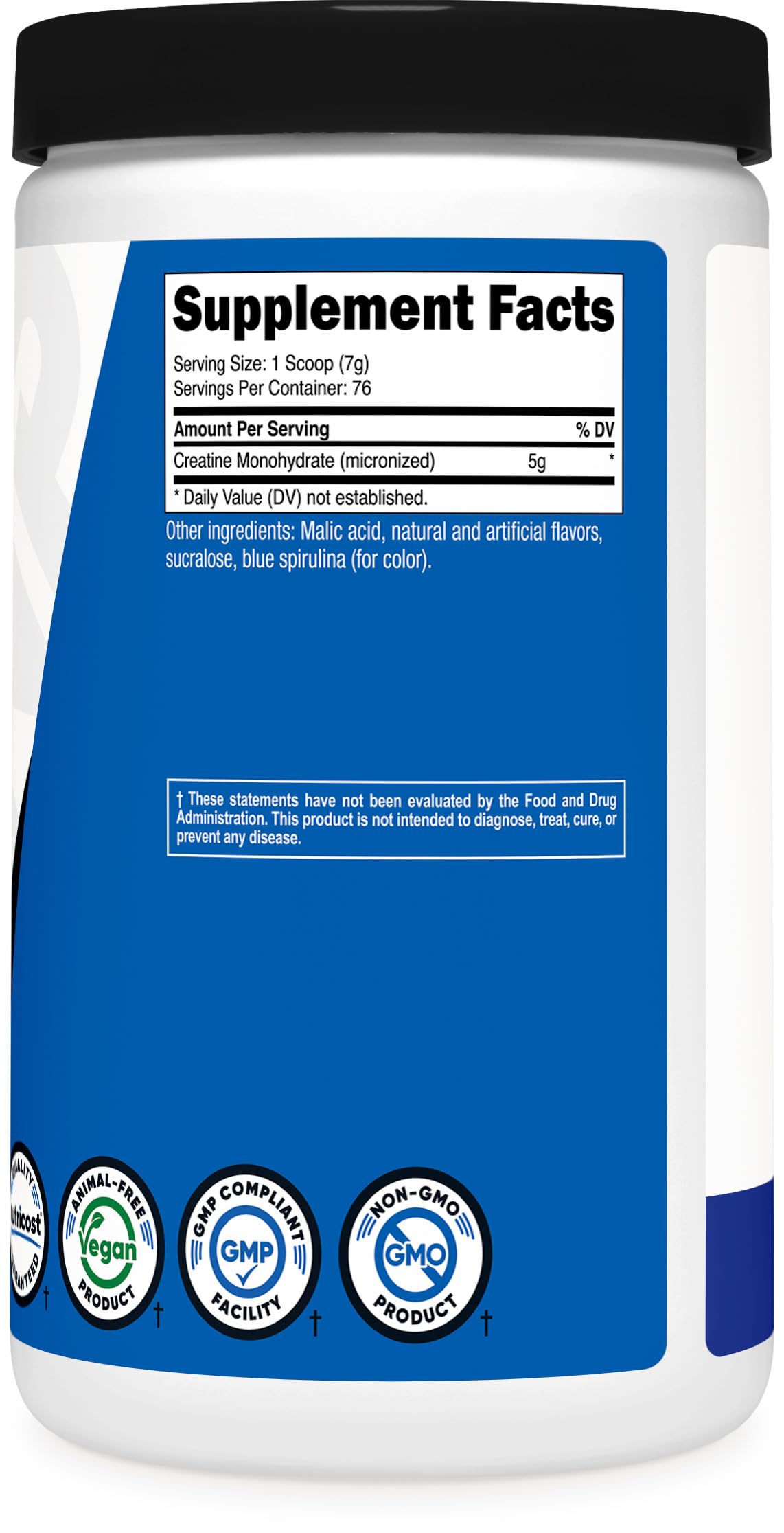 Nutricost Creatine Monohydrate Powder 500 Gram 17.9