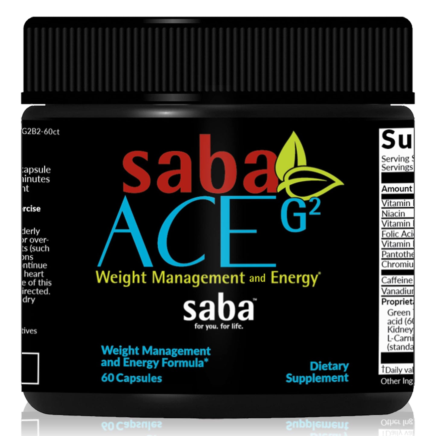 Saba ACE G2 Fat Burner Capsules 60 Count