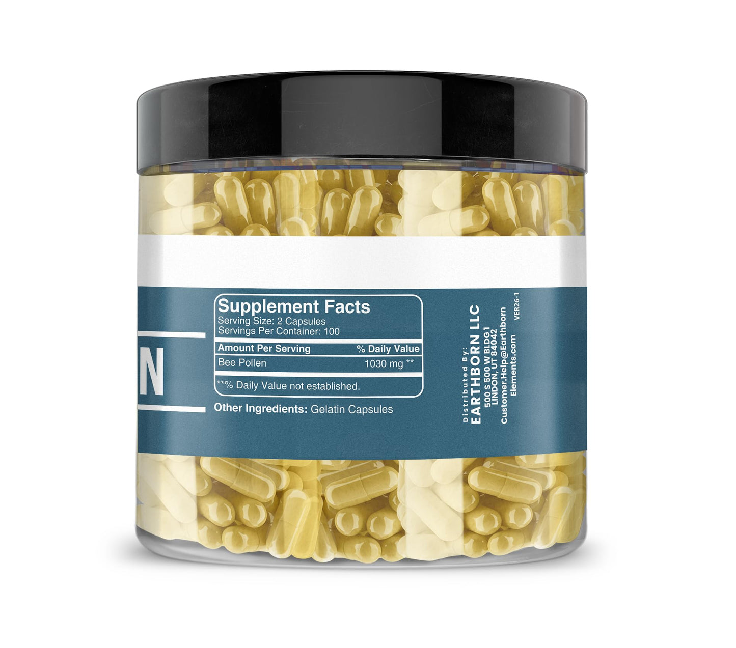 Earthborn Elements Bee Pollen 200 Capsules