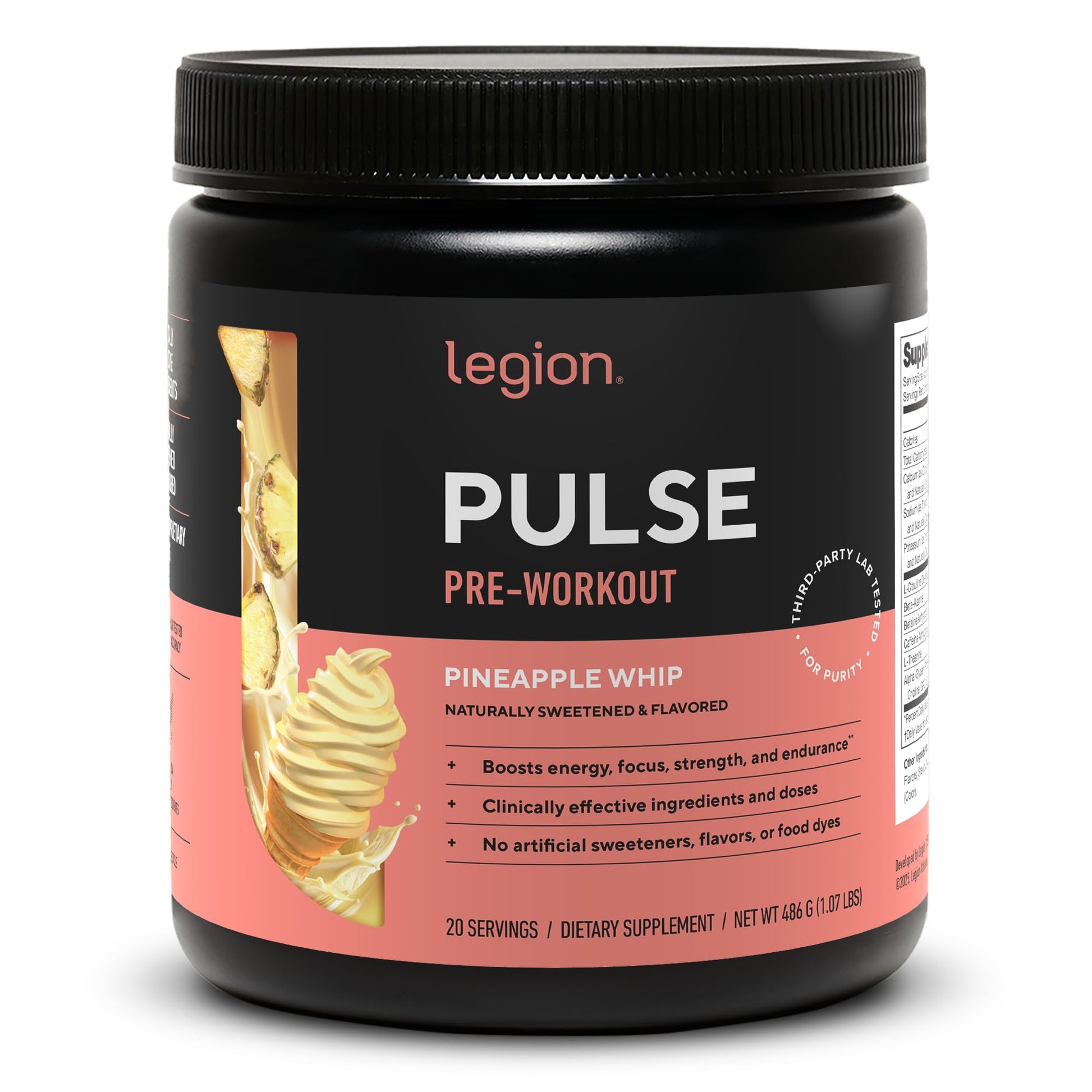 LEGION Pulse Preworkout Powder 20 Servings
