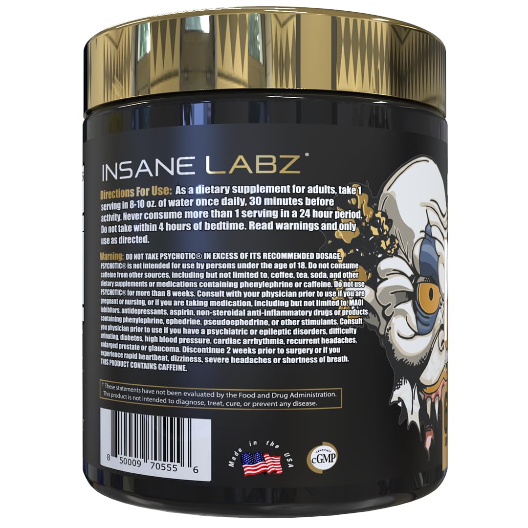Insane Labz Psychotic Gold Powder 12.2 Ounce