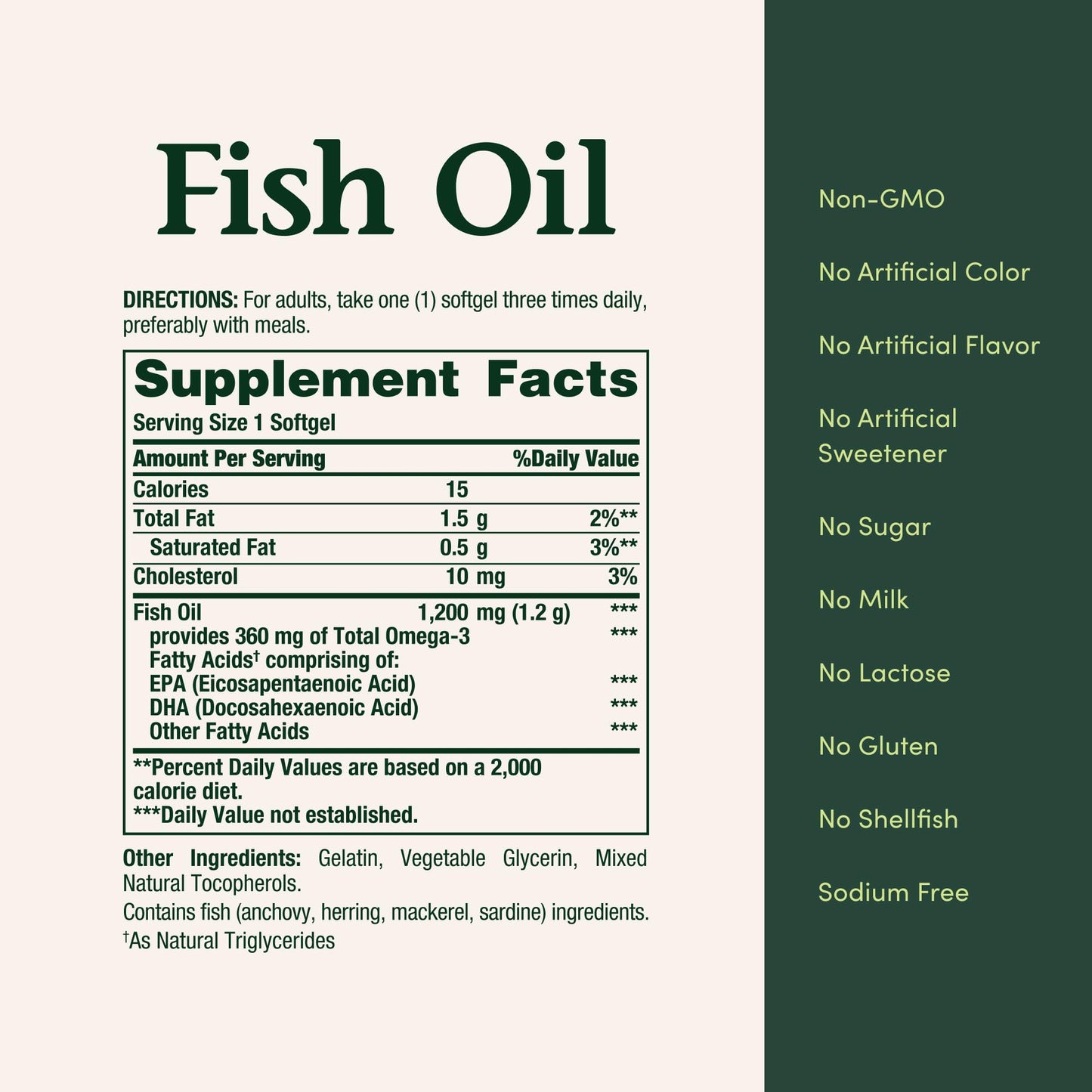 Nature's Bounty Fish Oil Rapid Release Softgels 320 Count