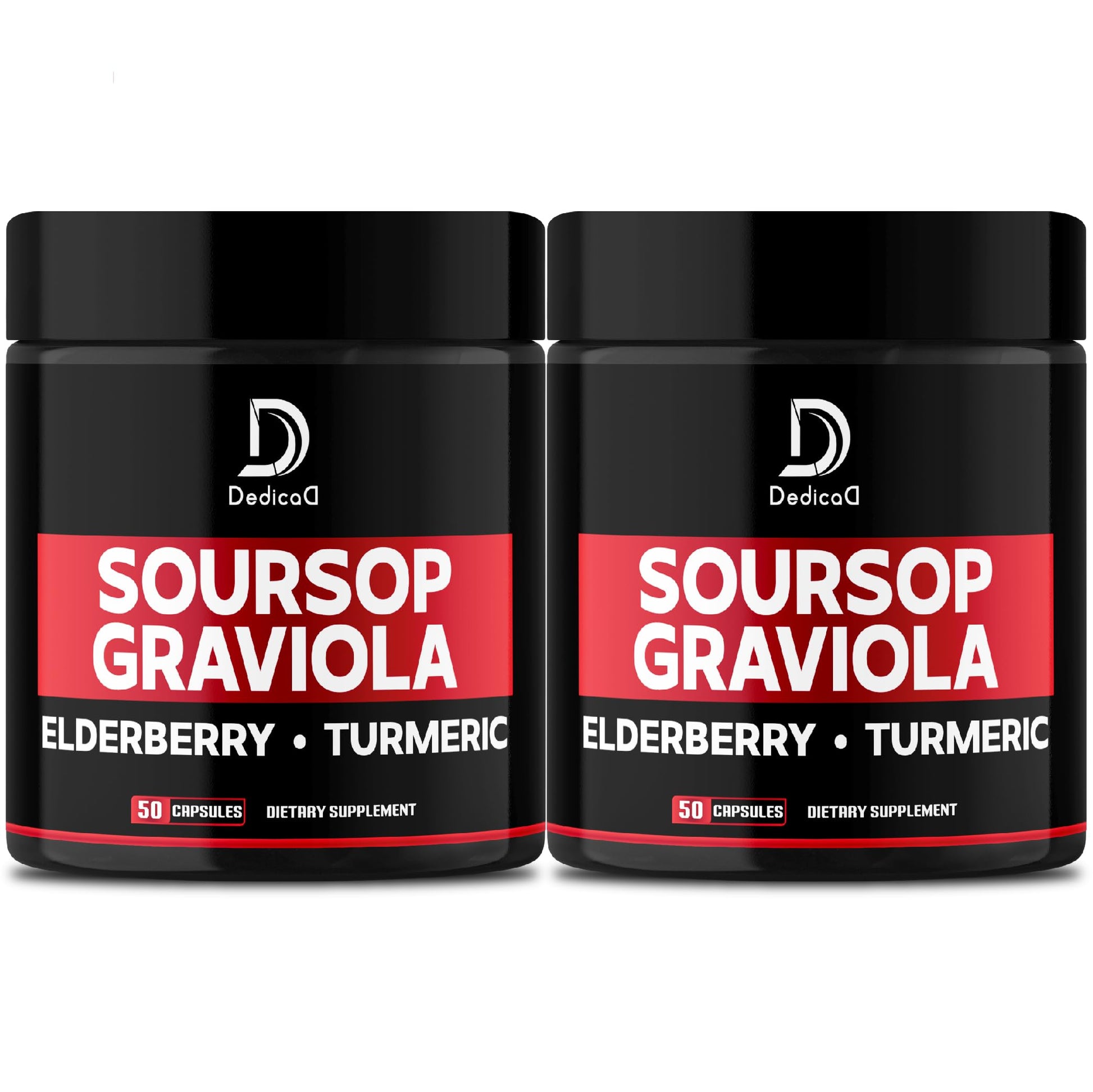 DEDICAD Graviola Soursop Leaves Capsules 100 Capsules