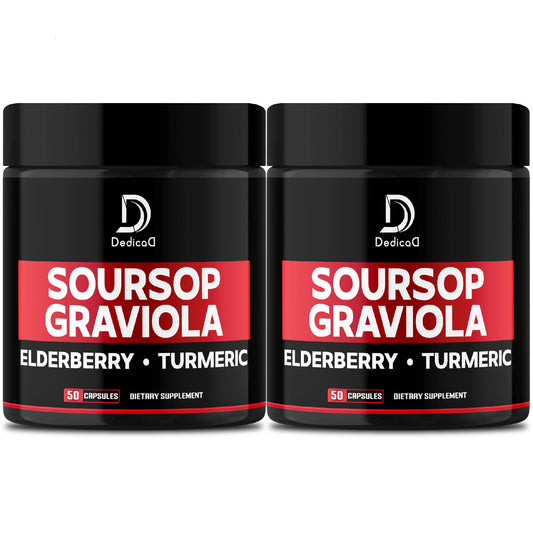 DEDICAD Graviola Soursop Leaves Capsules 100 Capsules