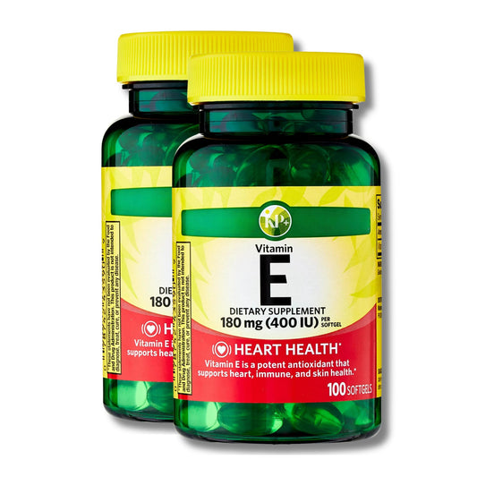KP+ Vitamin E 180 mg (400 IU) Softgels, 400 Count