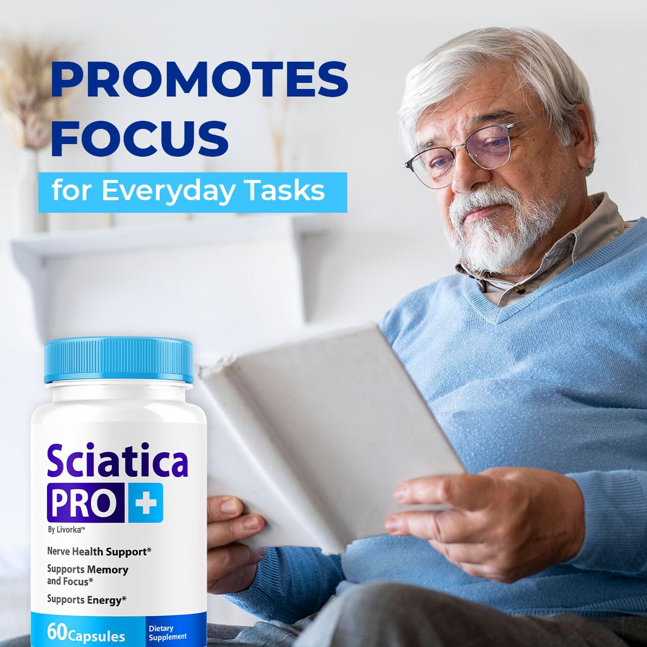 LIVORKA Sciatica Pro Plus Capsules, 300 Capsules