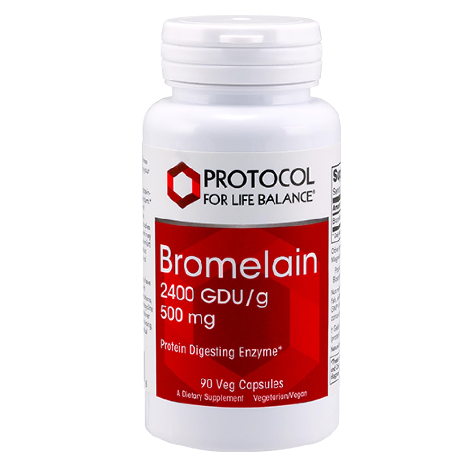 PROTOCOL FOR LIFE BALANCE Bromelain 500mg Digestive Enzyme Capsules 90