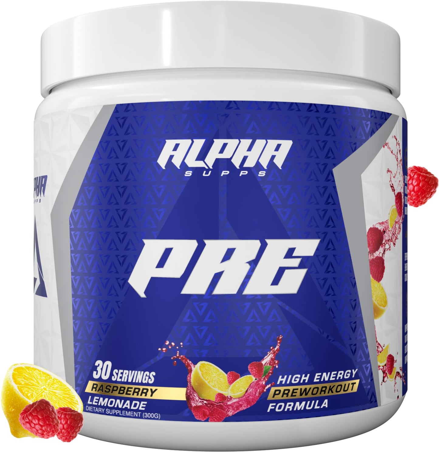 Alpha Supps Pre-Workout Powder, 10.6 Ounce