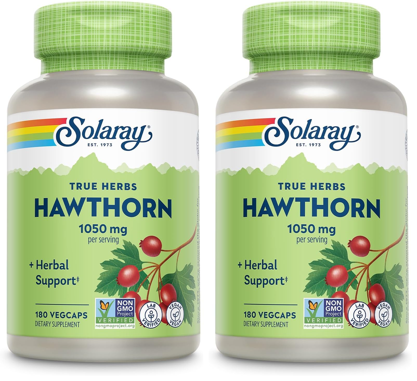 SOLARAY Hawthorn Berry Capsules 1050 mg, 360 Capsules