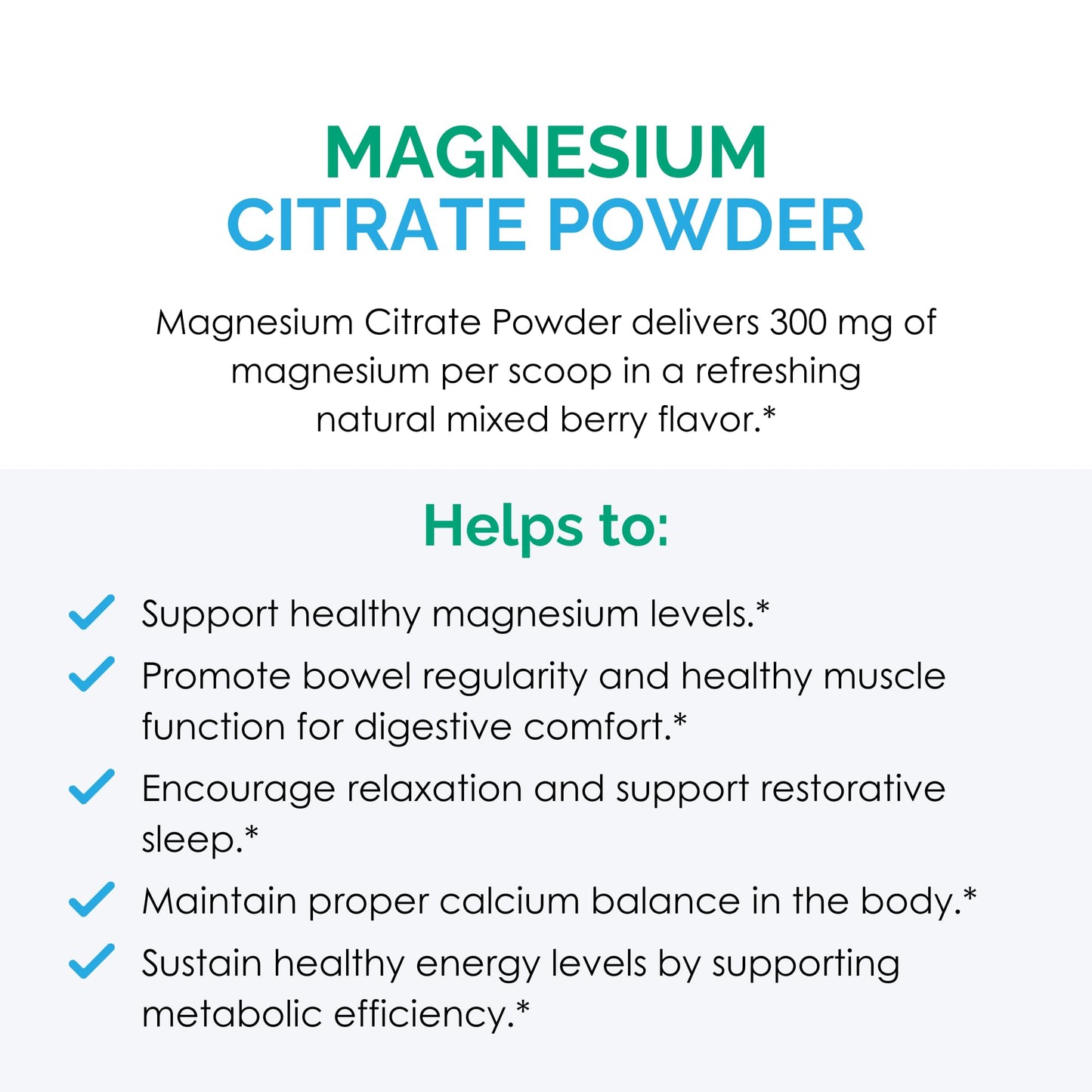Rootcology Magnesium Citrate Powder 9.52 oz
