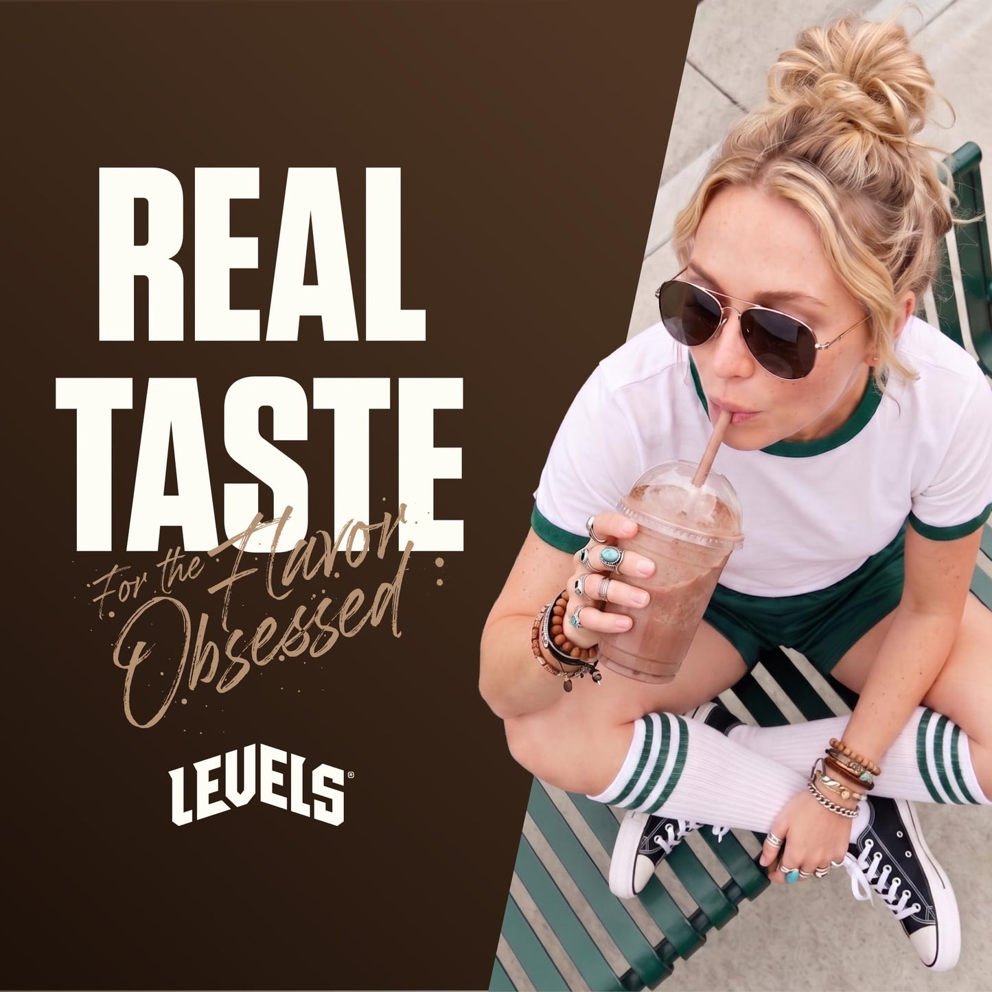 Levels Whey Protein Powder, No Artificial Ingredients, Chocolate Mocha, 32 Servings
