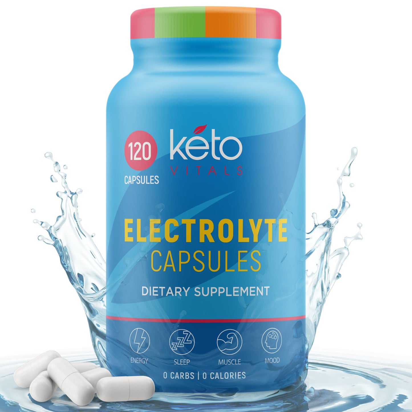 Keto Vitals Electrolyte Capsules 120 Count