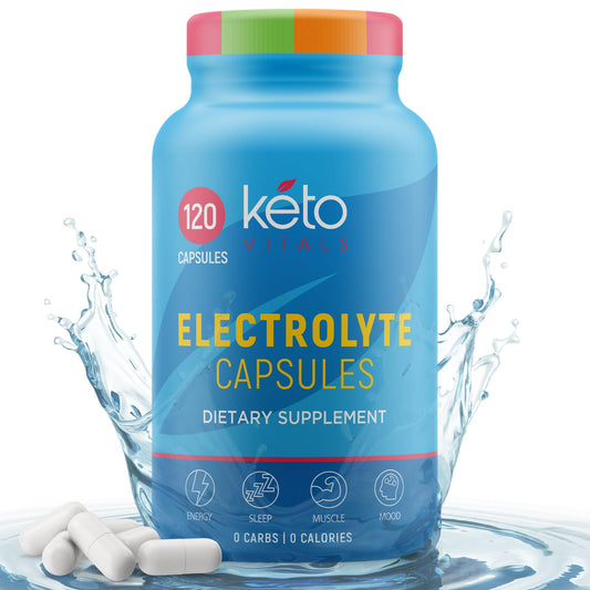 Keto Vitals Electrolyte Capsules 120 Count