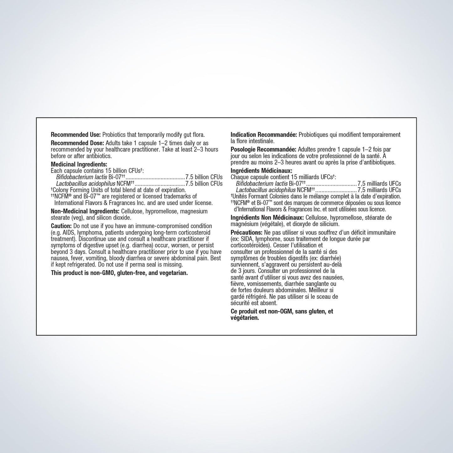 Metagenics UltraFlora Balance Probiotic Supplement 60 Capsules