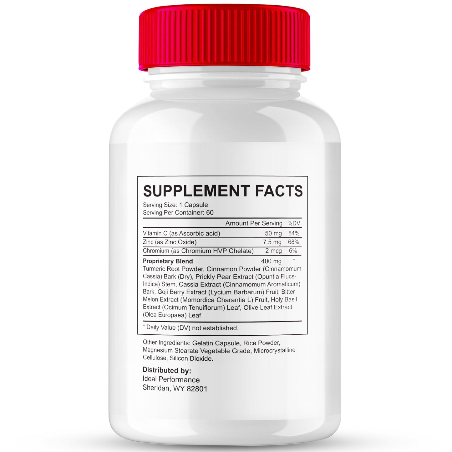 IDEAL PERFORMANCE Glycowane Advanced Blood Formula 120 Capsules