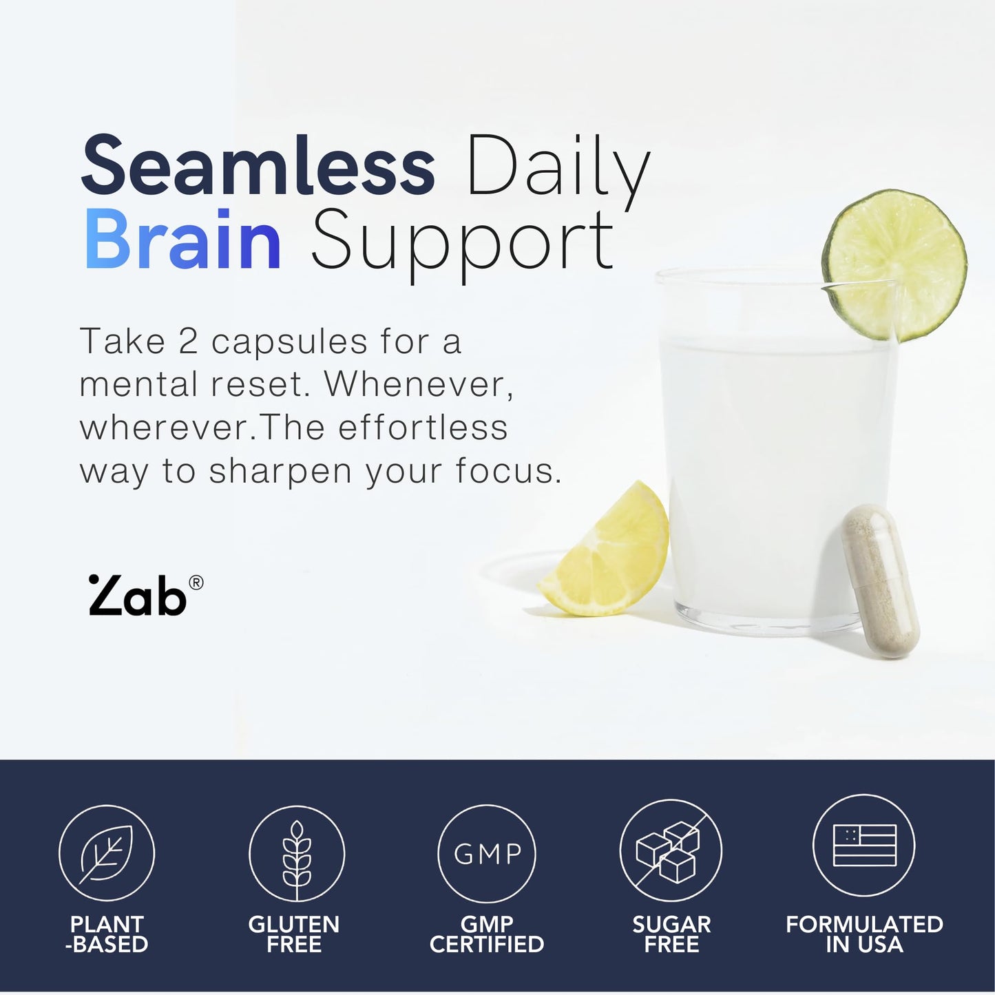 ZAB Methylene Blue Capsules 90 Count