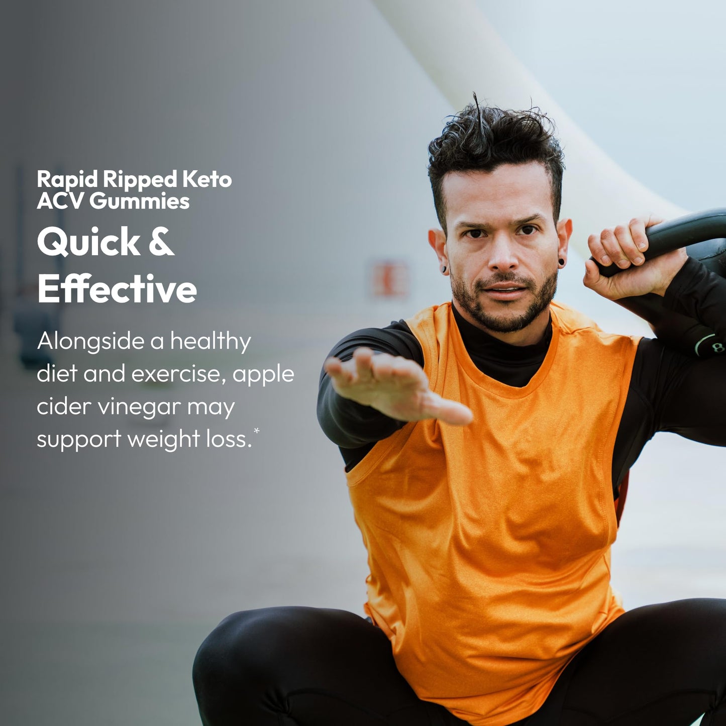 Justified Laboratories Rapid Ripped Keto ACV Gummies (1000 mg) 180 Gummies
