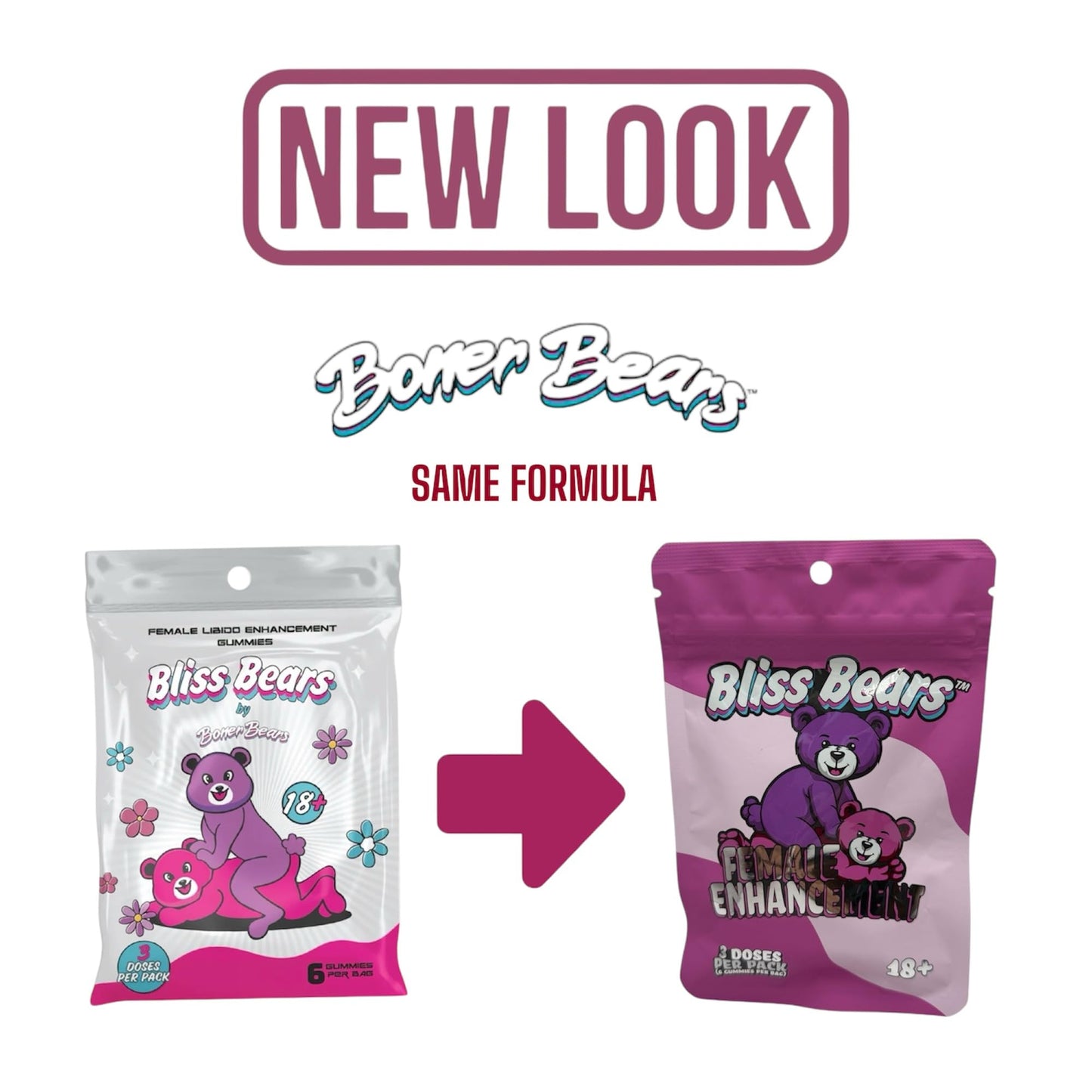 Generic Bliss Bears Female Gummies 2-count