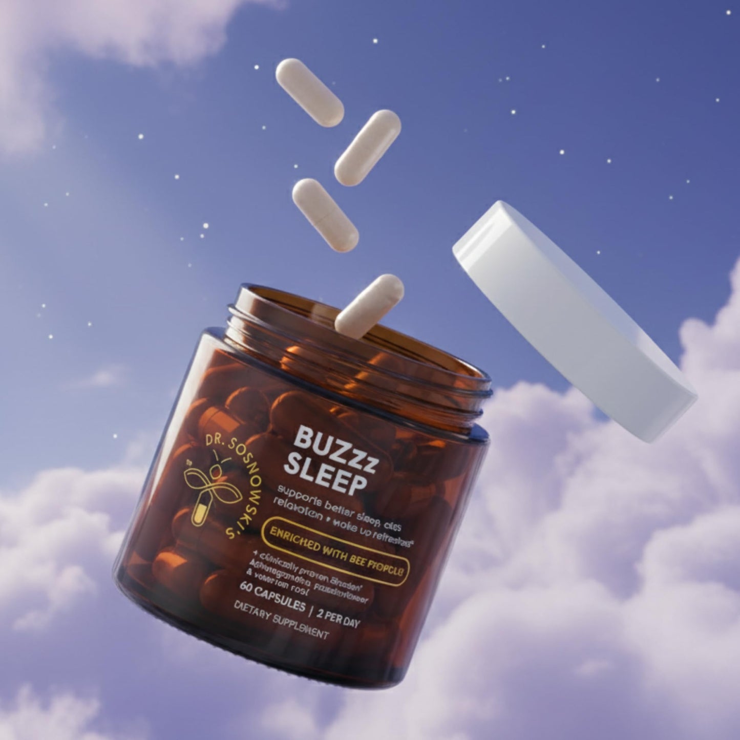 Dr Sosnowski's BUZzz Sleep Aid Capsule, 60 Capsules