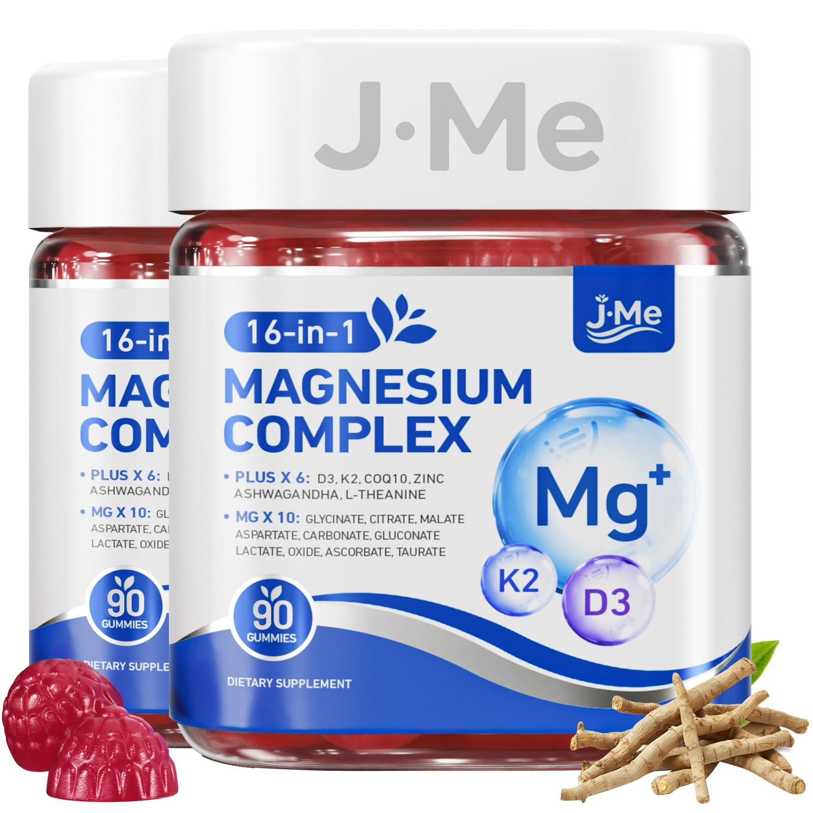 JME Magnesium Complex Supplement Gummy, 180 Count