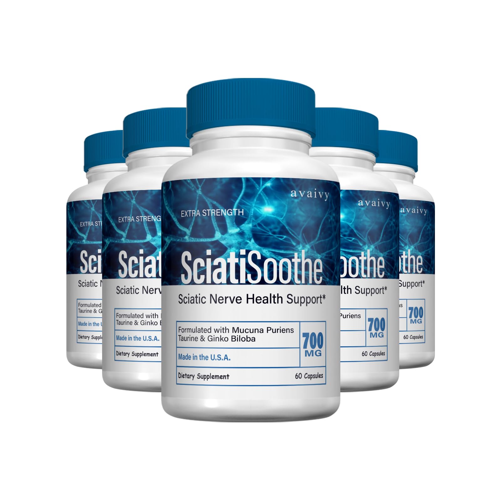 Avaivy SciatiSoothe Advanced Pill Formula 300 Capsules