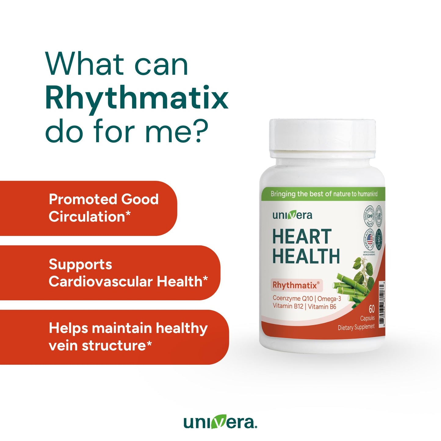 Univera Rhythmatix Softgels, 60 Count