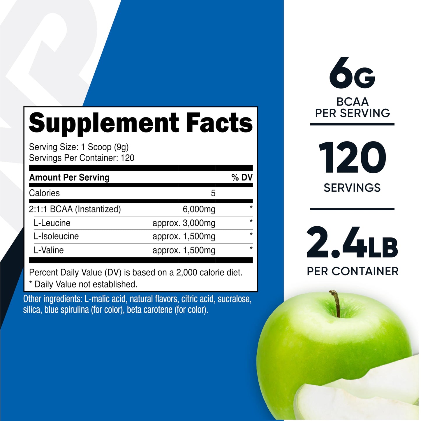 Nutricost BCAA Powder 2:1:1 38.6 Ounce