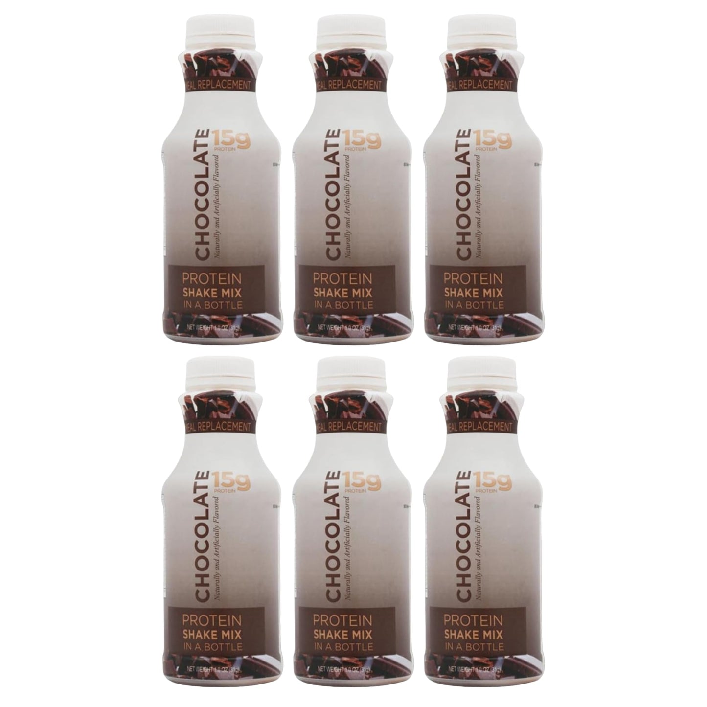 BariatricPal 15g Protein Shake Mix Powder Chocolate Cream, 6-Pack