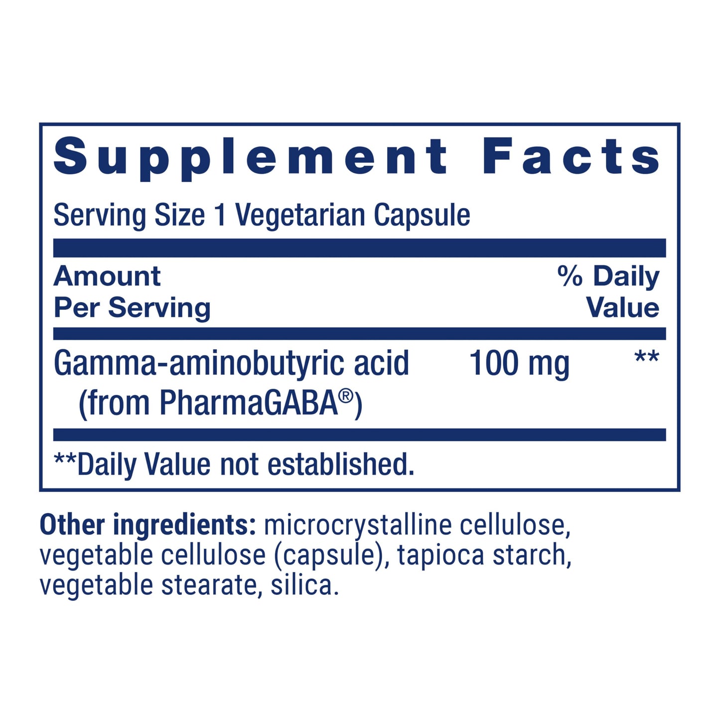 Life Extension GABA Capsules, 60 Count