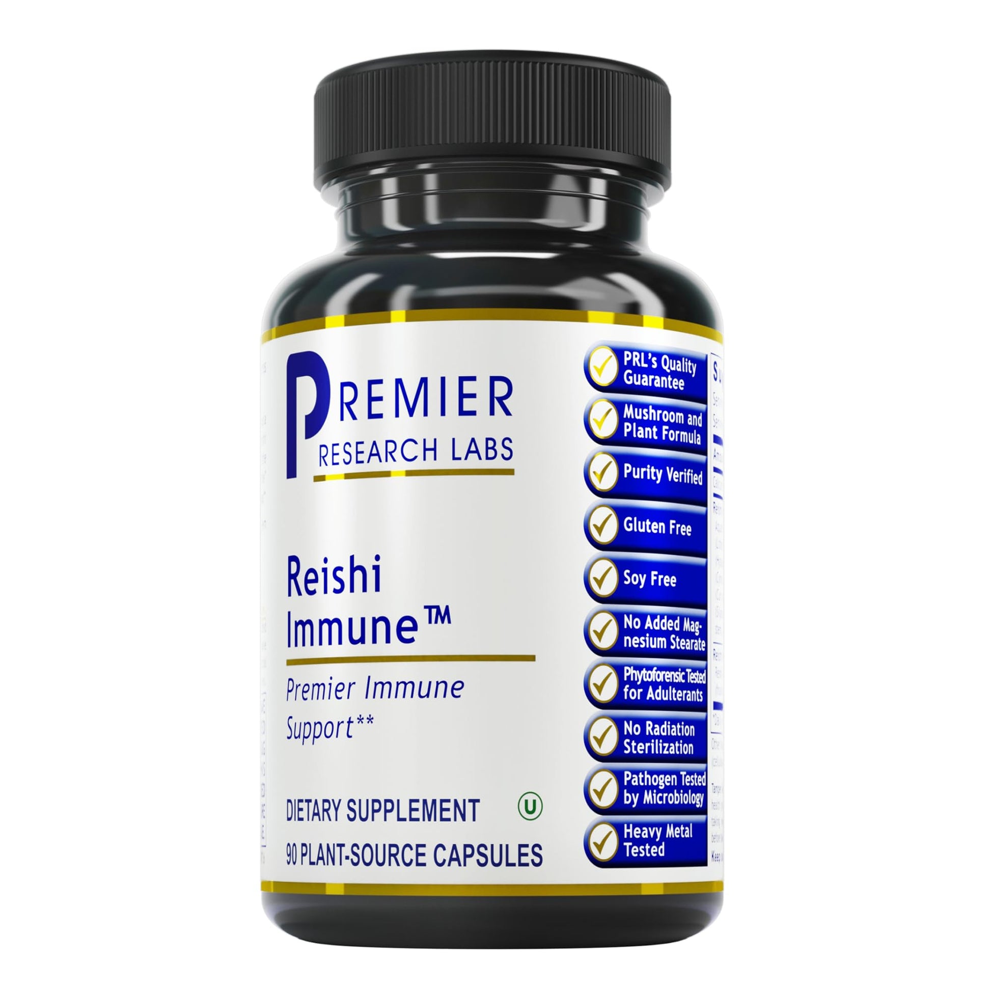 Premier Research Labs Reishi Immune Support Supplement Capsules 90