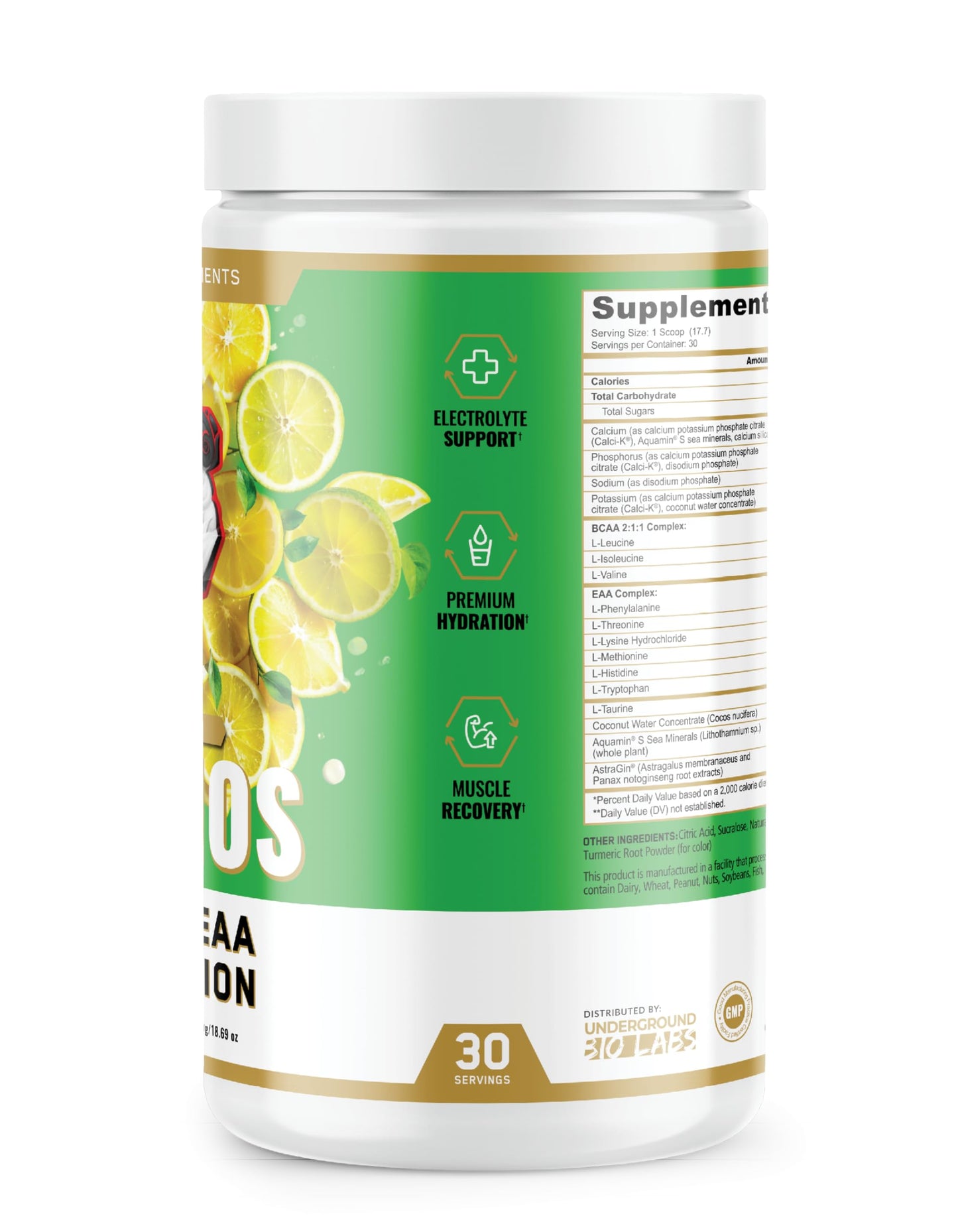 Underground Bio Labs Panda Supps Aminos Powder 13.75 Ounce
