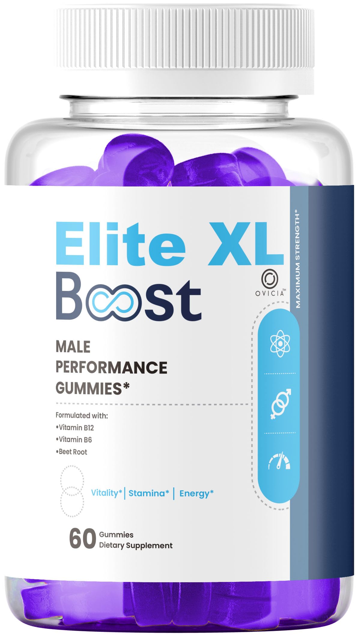 OVICIA Elite XL Boost Gummies 60 Gummies