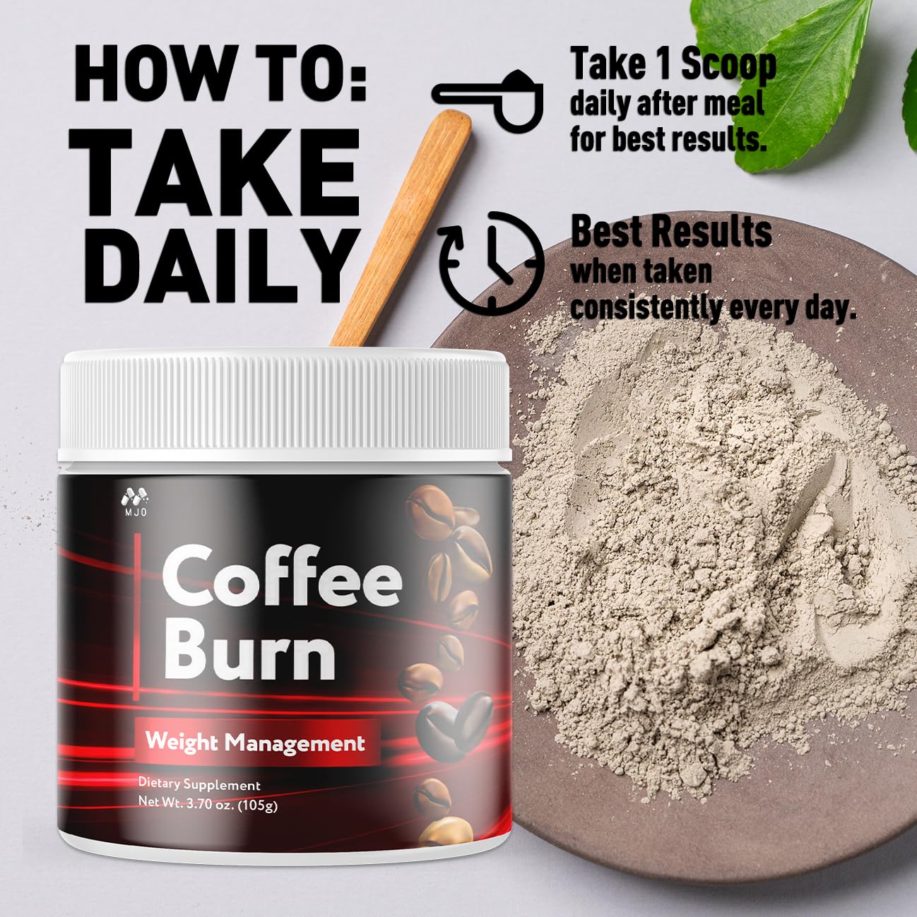 MJO Coffee Burn Powder 3.5 oz
