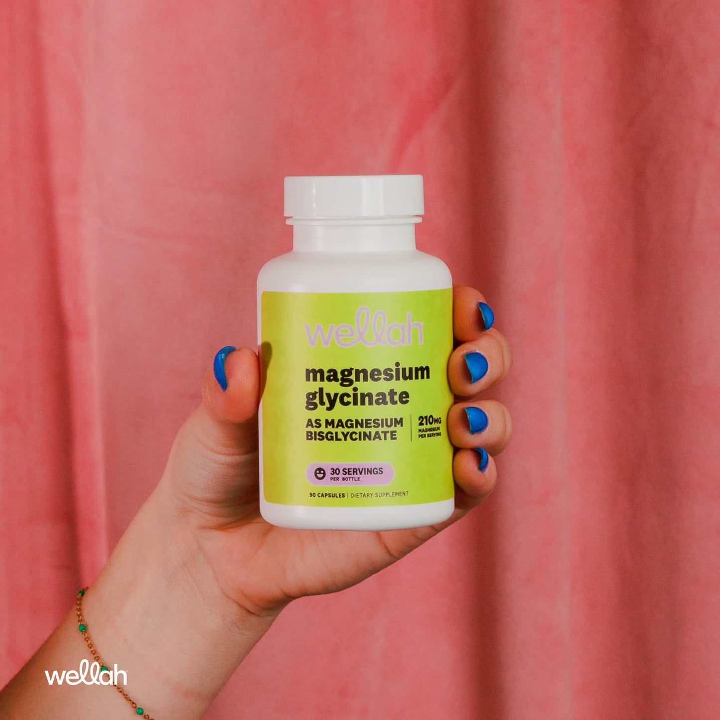 Wellah Magnesium Glycinate (210mg) 90 Capsules