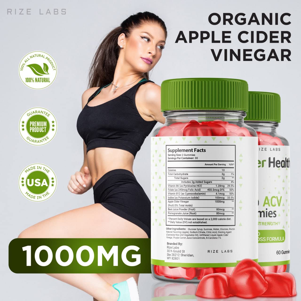 Rize Labs Super Health Keto ACV Gummies Gummy 300 Gummies