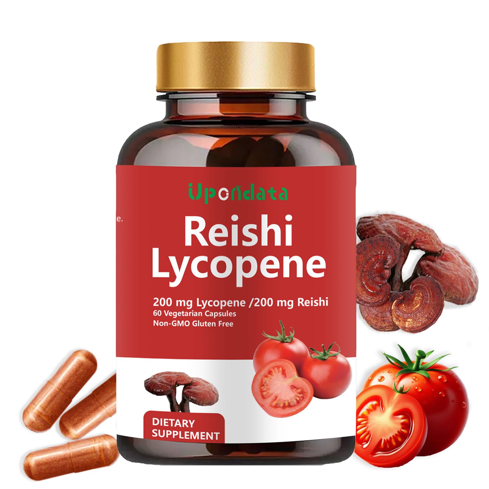 Upondata Lycopene with Reishi Mushroom 60 Capsules