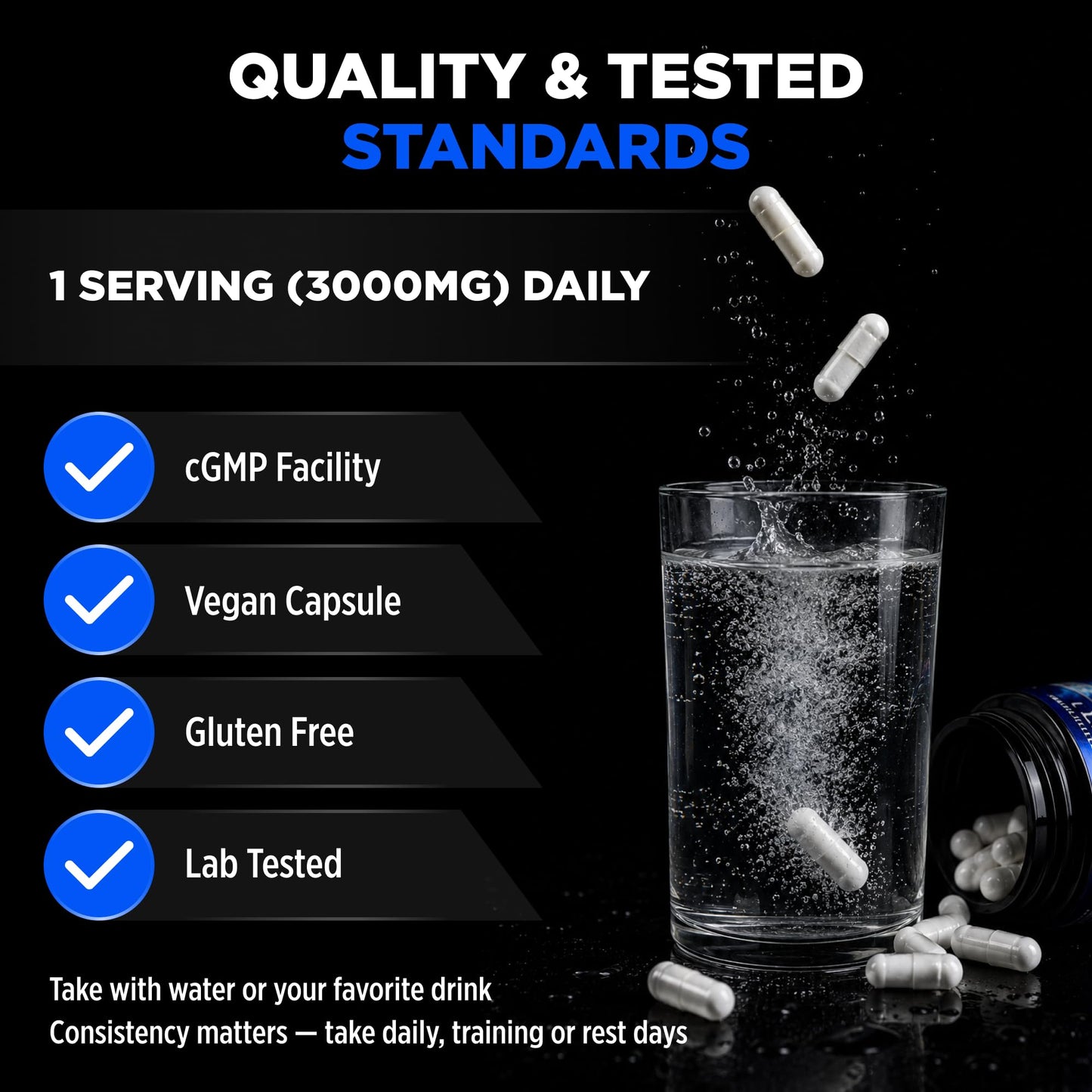 ALLMAX Creatine Monohydrate Capsules 120 Count