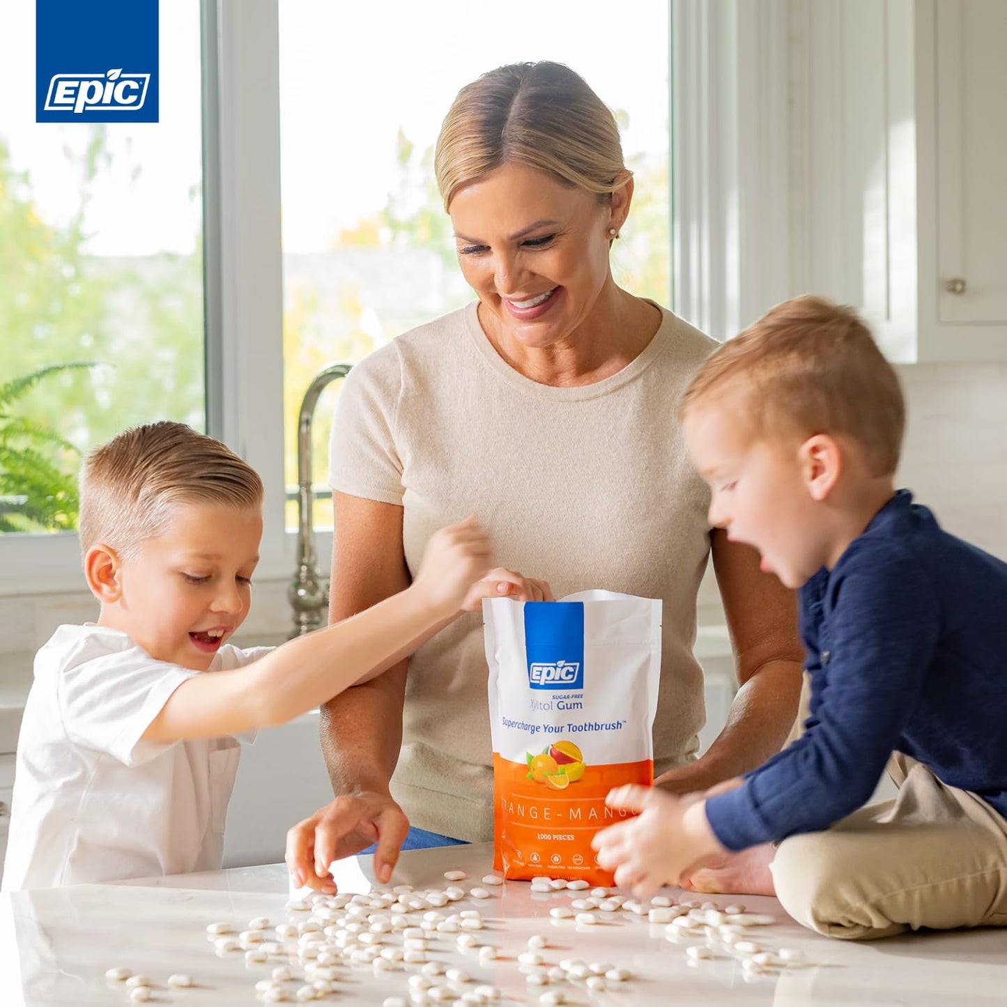 Epic Xylitol Peppermint Gum Tablet 144 Tablets