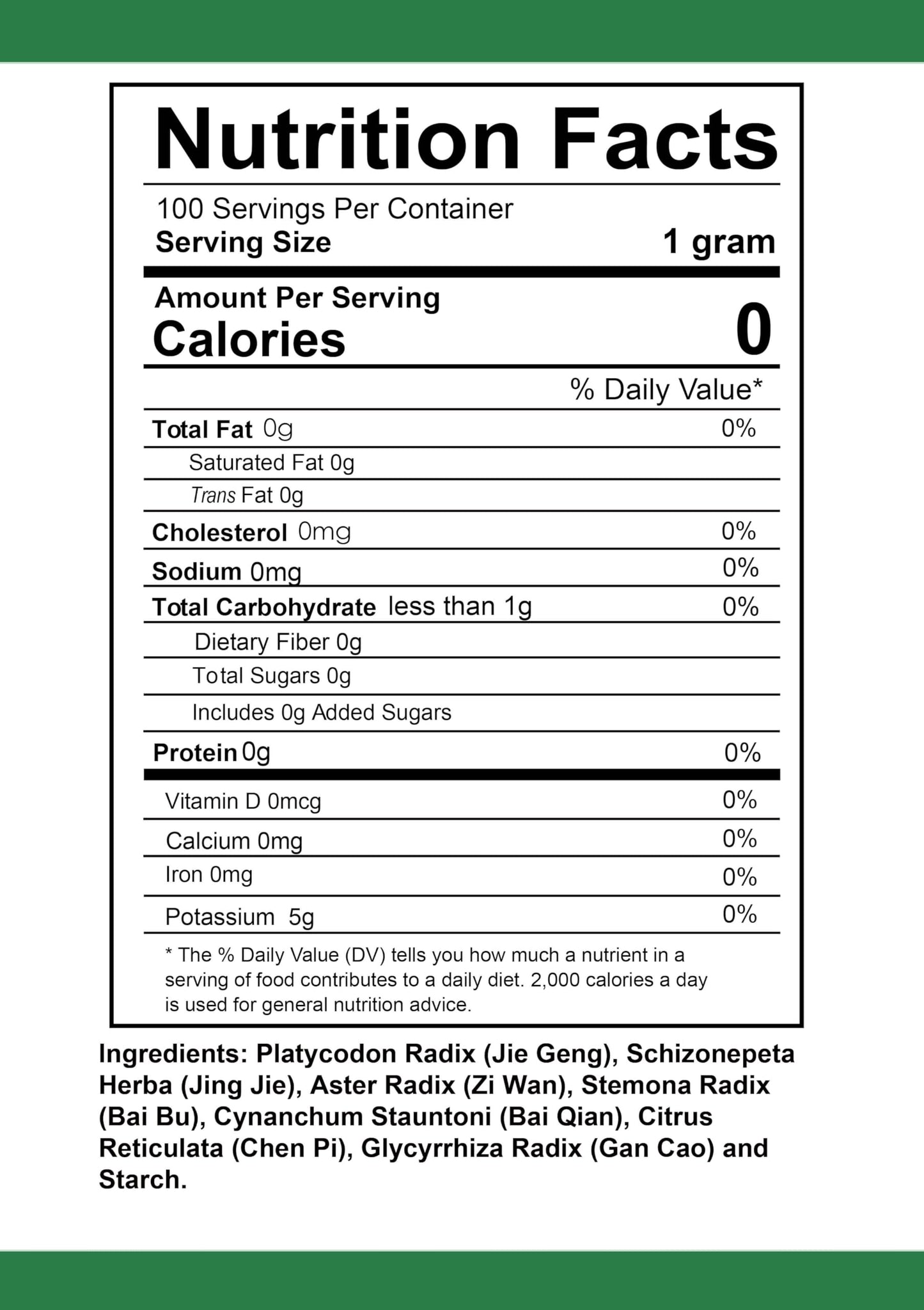 Health Herbal HH2054 Zhi Sou San/Platycodon & Schizonepeta Decoction Powder, 3.53