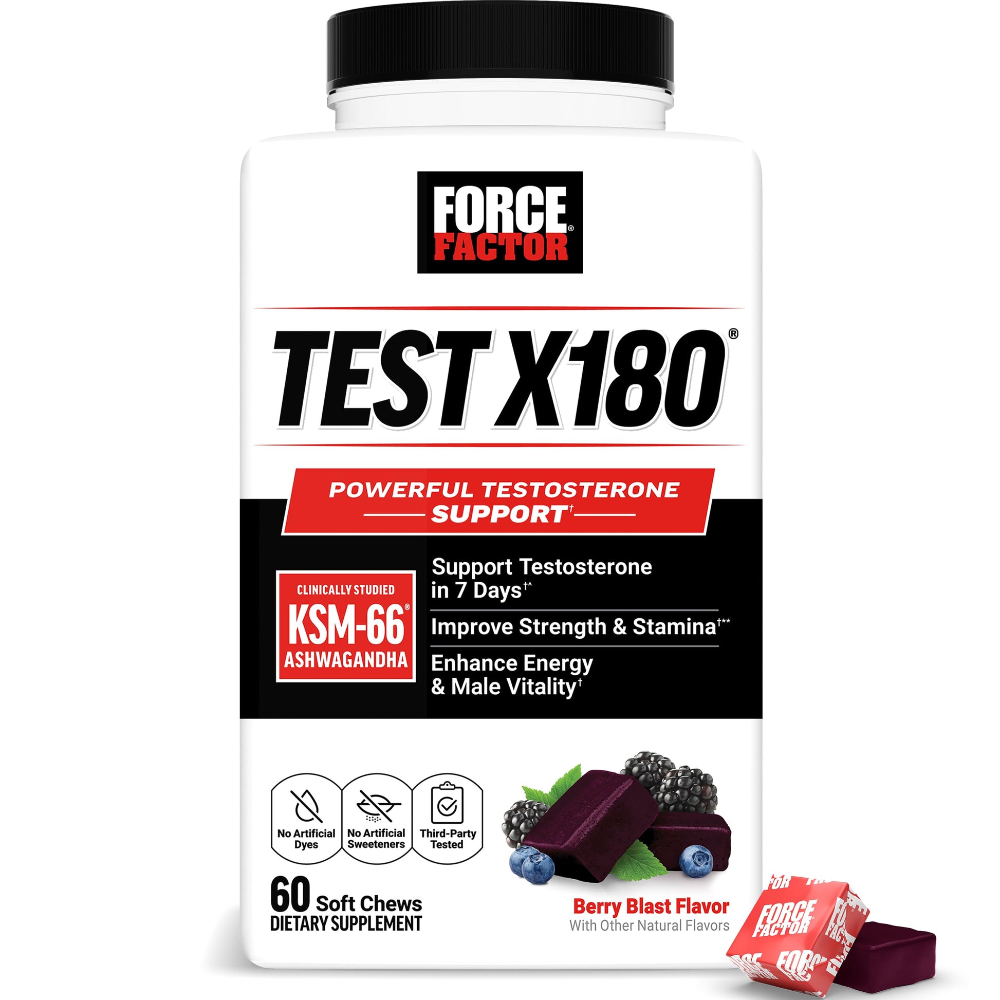 Force Factor Test X180 Soft Chews 60