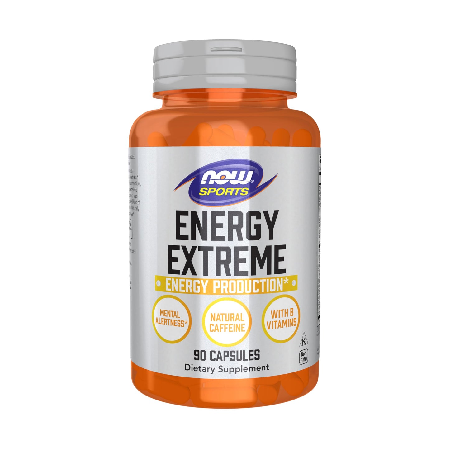 NOW Foods Sports Energy Extreme Veg Capsules, 90 Count