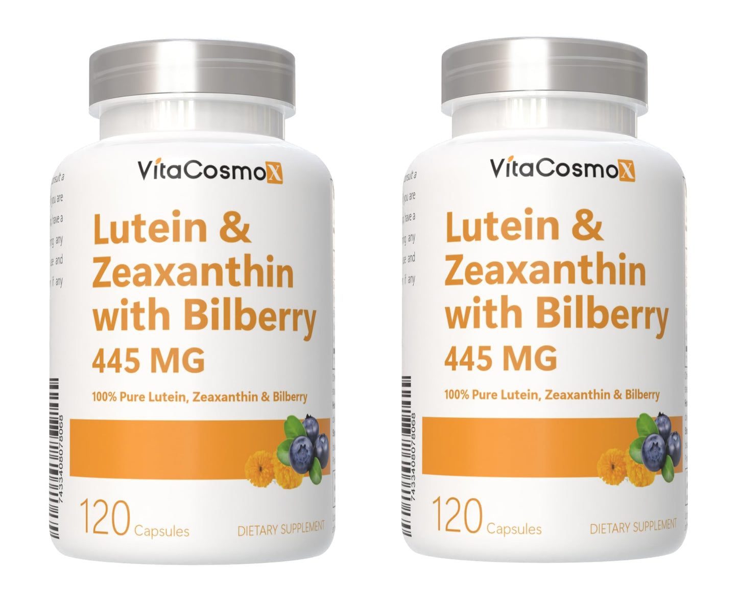 VitaCosmoX Lutein with Zeaxanthin Capsules, 240 Capsules