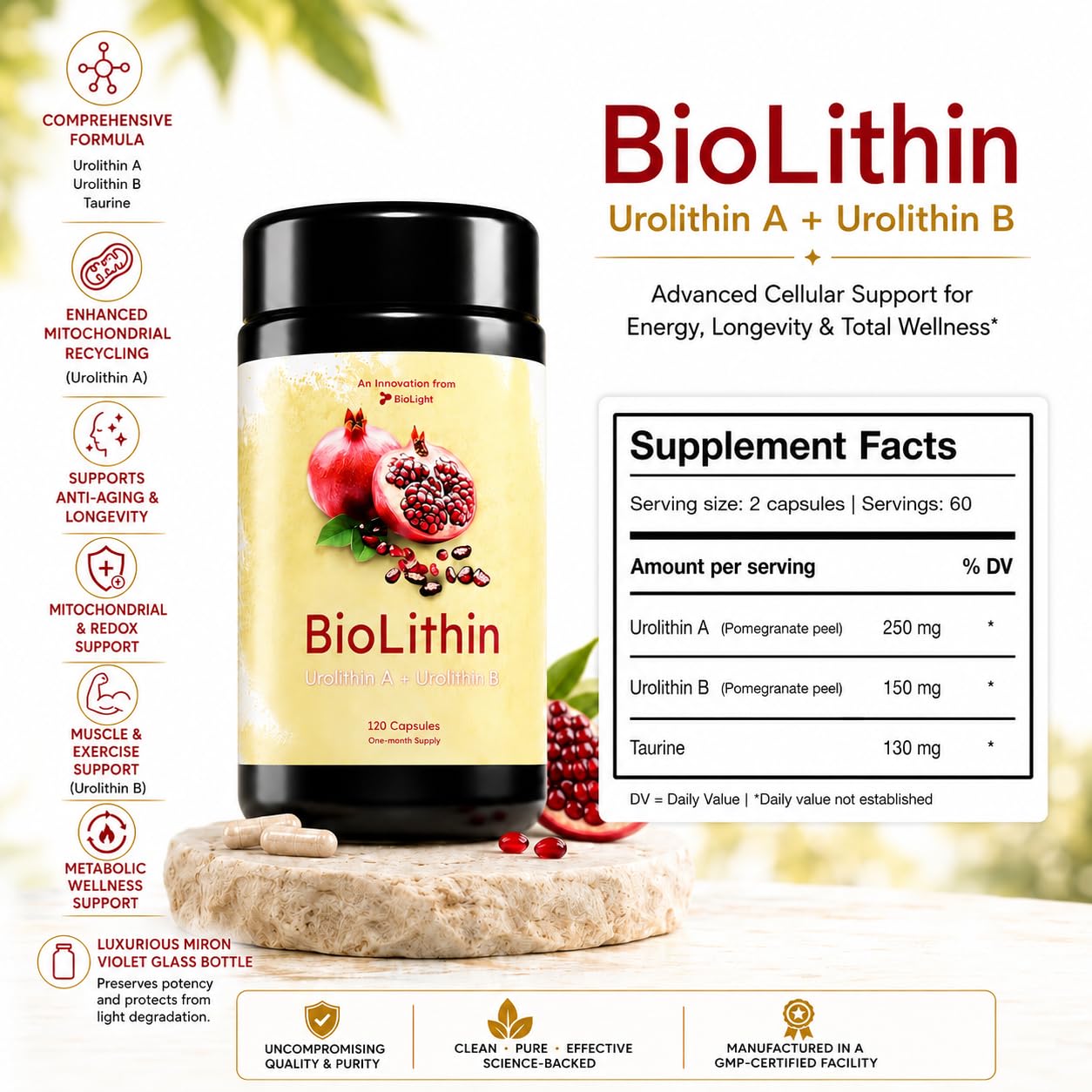 BIOLIGHT BioLithin Capsule 120 Capsules