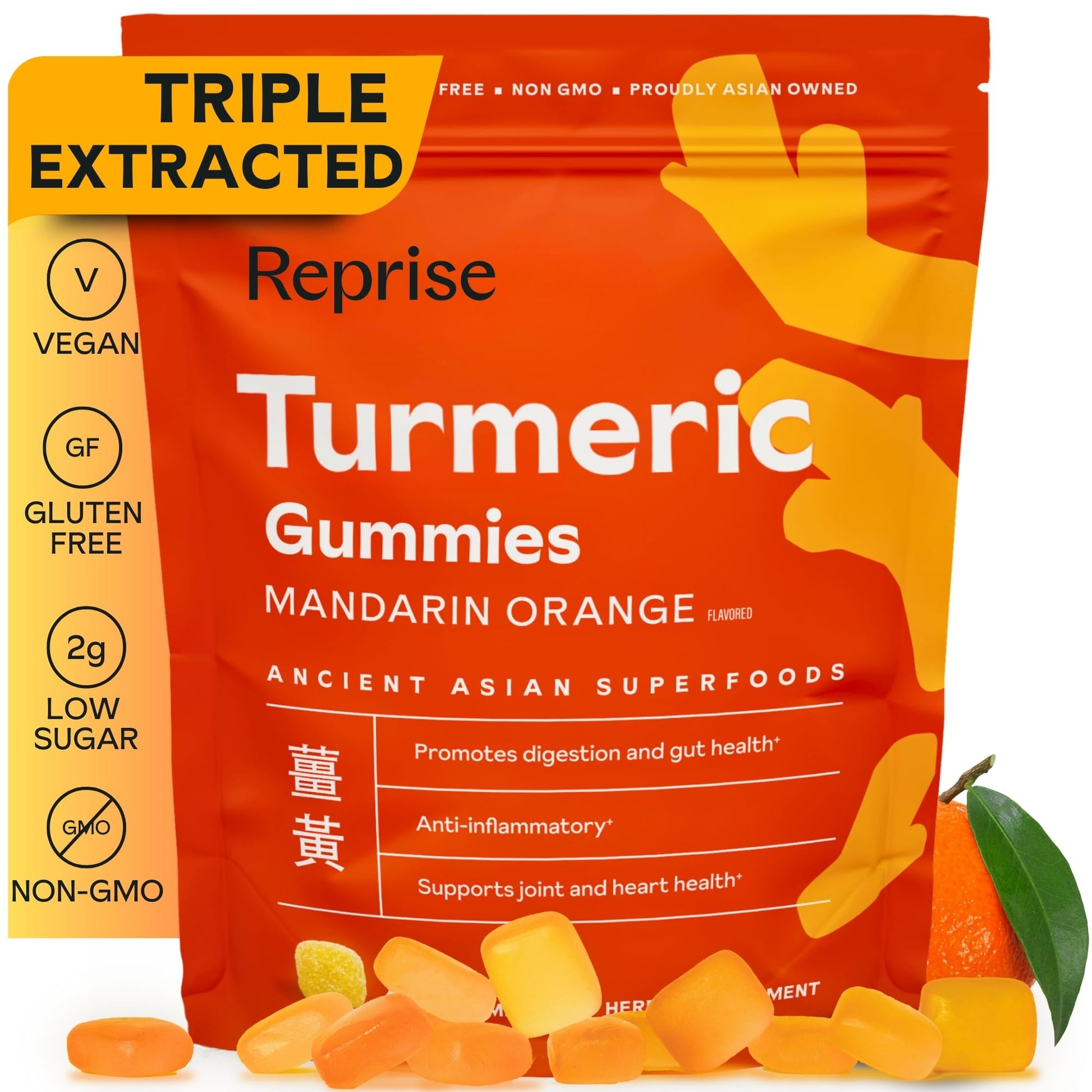 Reprise Turmeric Gummies 45 Count