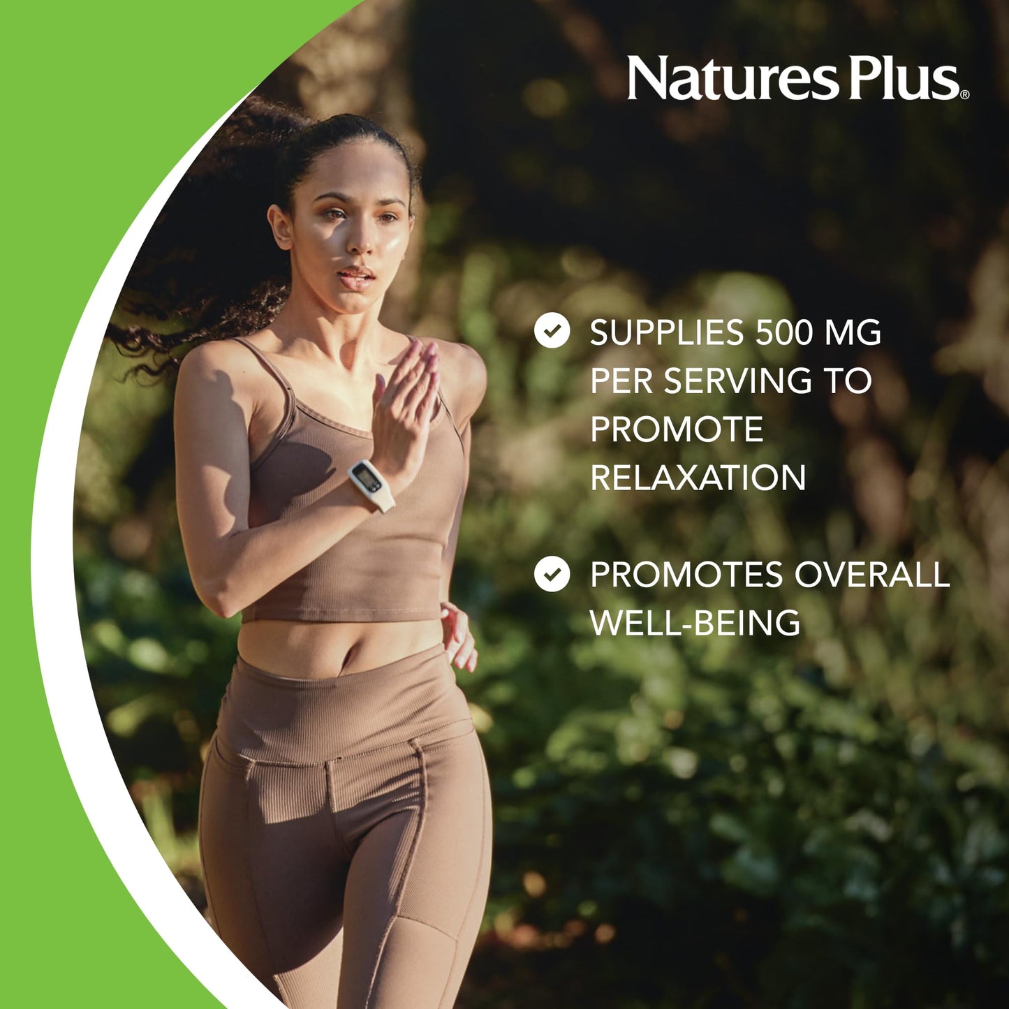 NaturesPlus PRO GABA 500 mg Capsules, 60 Count