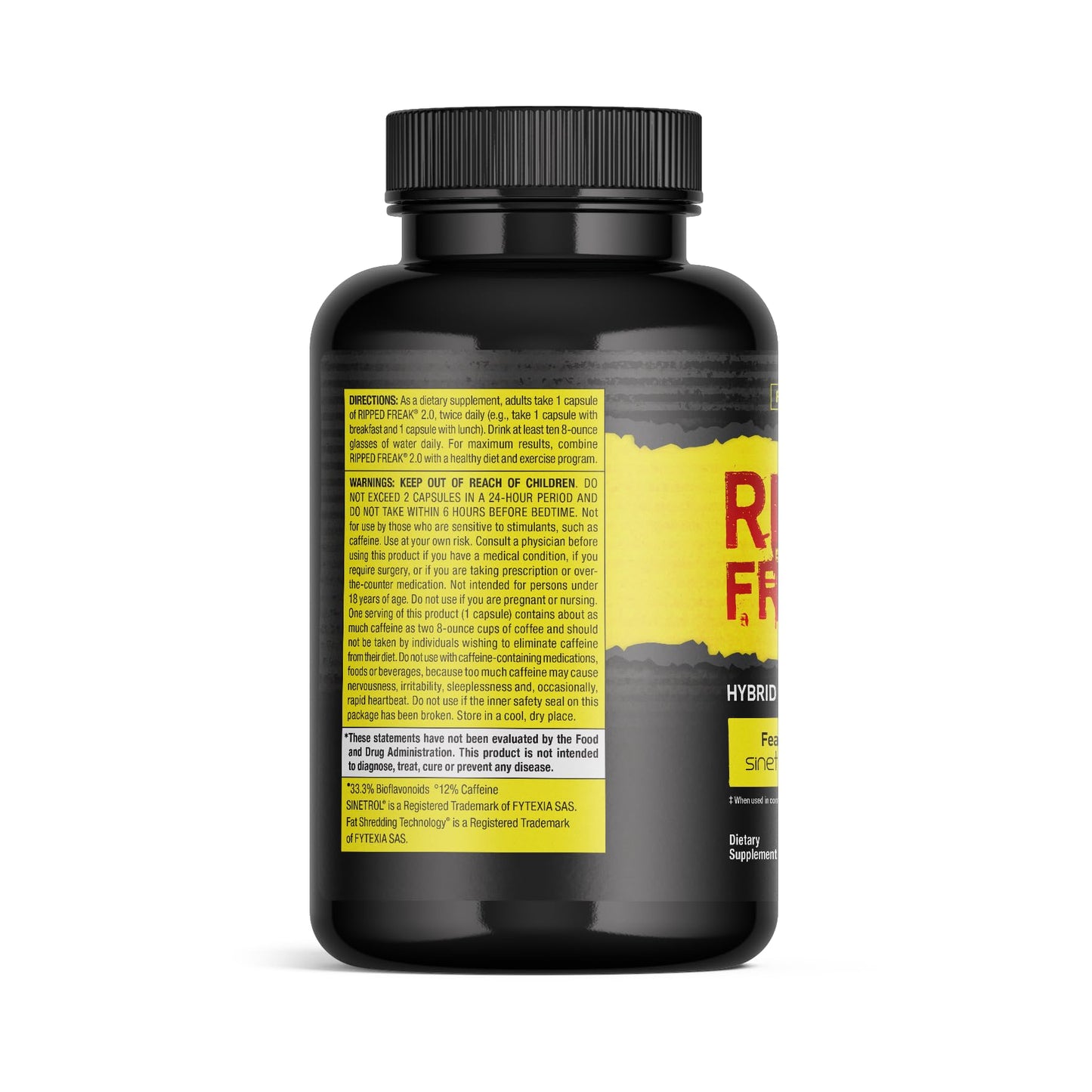Pharmafreak Ripped Freak 2.0 – Advanced Training Support Complex with Sinetrol® Citrus Polyphenols and B-Vitamins Capsules, 60 Capsules