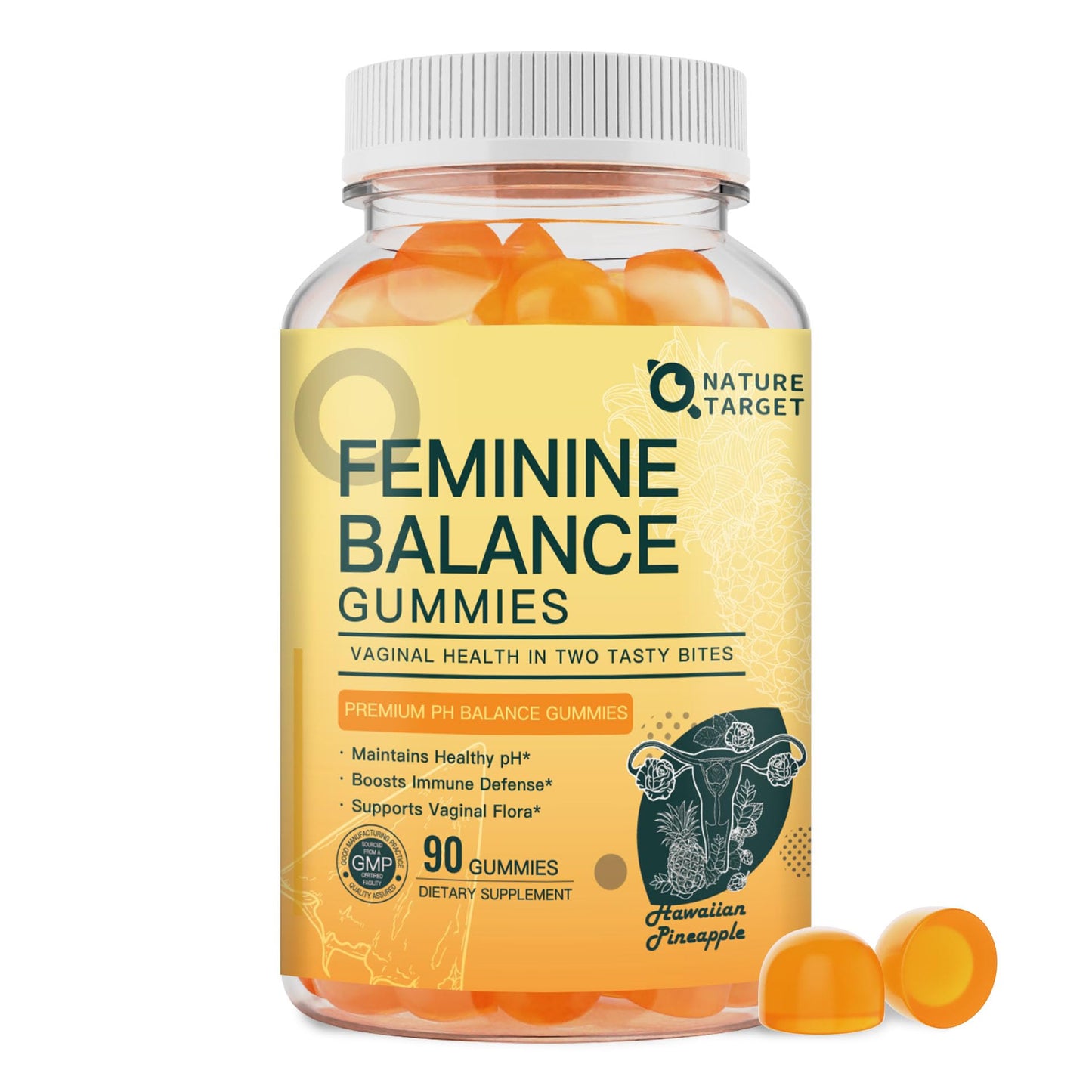 Nature Target pH Balance Gummies for Women, 90 Gummies